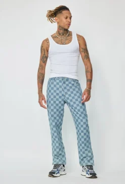 Pantalon à motifs