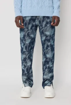 Pantalon à motifs