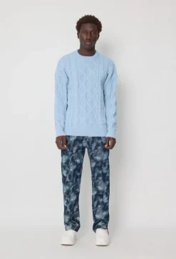 Pantalon à motifs