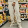 Pantalon avec des détails imprimés
