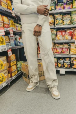 Pantalon avec des détails imprimés