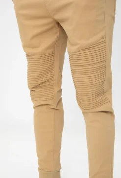 Pantalon biker toile