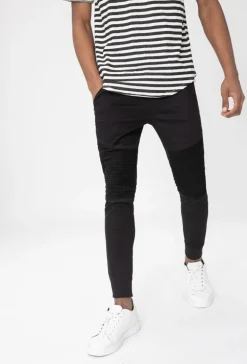 Pantalon biker toile
