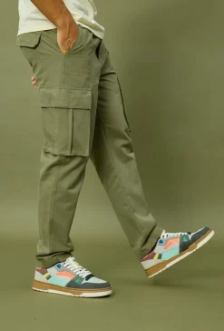 Pantalon cargo jogger à poche multiple