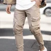 Pantalon cargo jogger avec zip