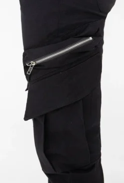 Pantalon cargo jogger avec zip
