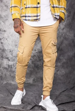 Pantalon cargo jogger avec zip