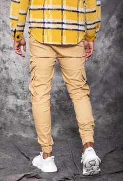 Pantalon cargo jogger avec zip