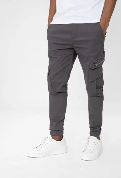 Pantalon cargo jogger avec zip