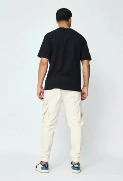 Pantalon cargo jogger avec zip