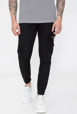 Pantalon cargo jogger avec zip