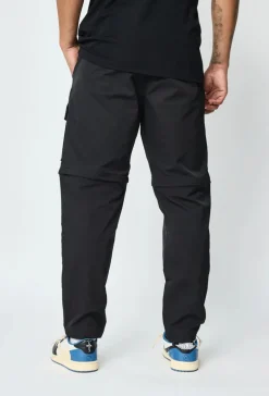 Pantalon cargo jogger multipoche à zip