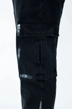 Pantalon cargo patchwork
