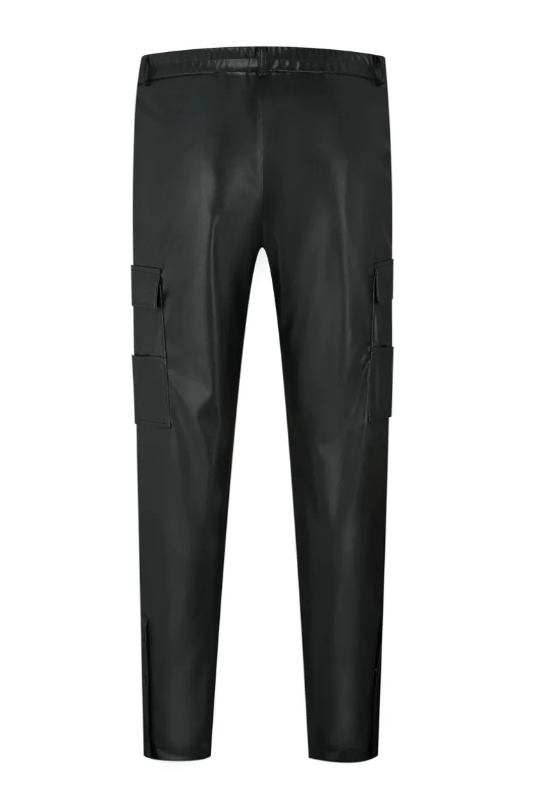Pantalon cargo similicuire