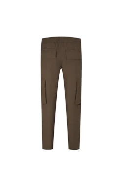 Pantalon cargo toile à fentes zippées