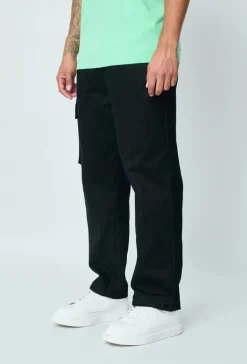Pantalon cargo toile large