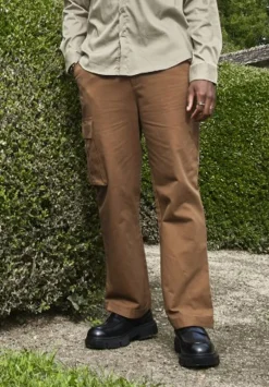 Pantalon cargo toile large
