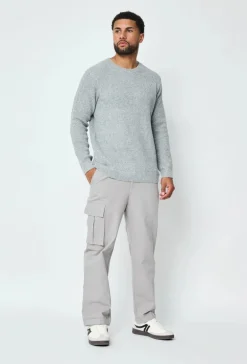 Pantalon cargo toile large