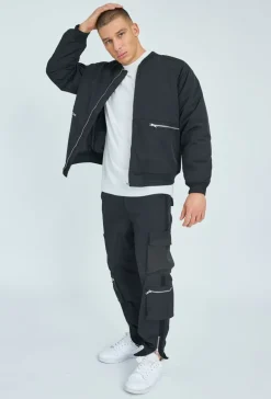 Pantalon cargo zippé