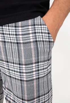 Pantalon chino à carreaux