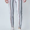 Pantalon chino à rayures