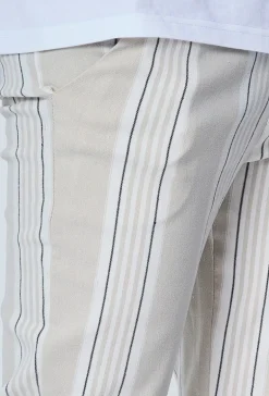 Pantalon chino à rayures