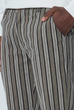 Pantalon chino à rayures