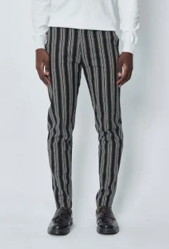 Pantalon chino à rayures
