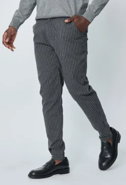 Pantalon chino à rayures