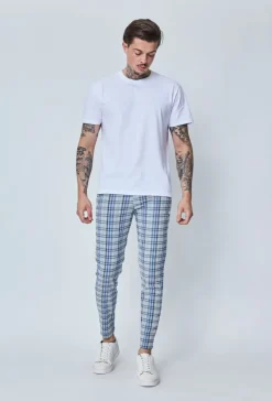 Pantalon chino à rayures