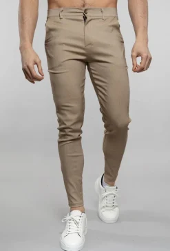 Pantalon chino chiné