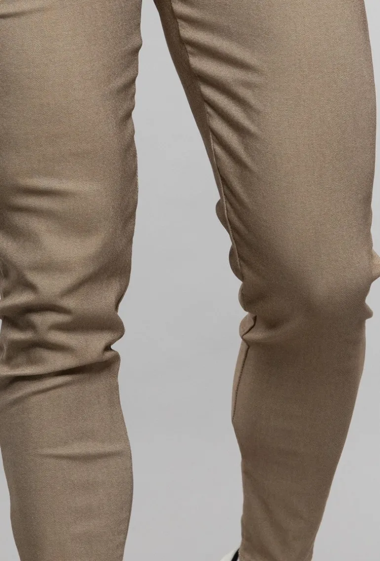 Pantalon chino chiné
