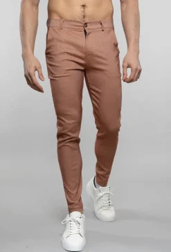 Pantalon chino chiné