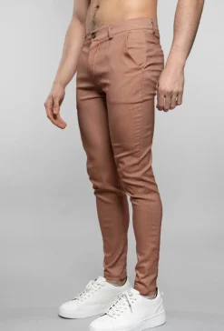 Pantalon chino chiné