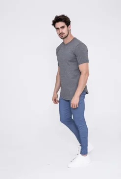 Pantalon chino chiné