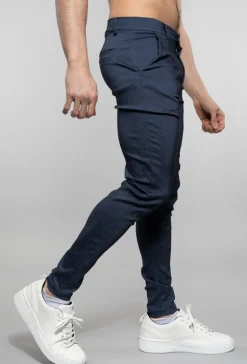 Pantalon chino chiné