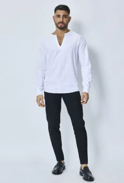 Pantalon chino classique uni