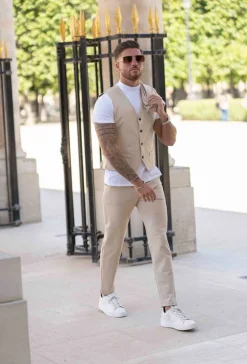 Pantalon chino classique uni