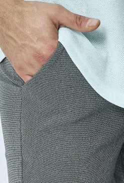 Pantalon chino classique chiné