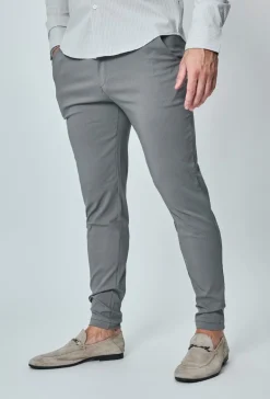 Pantalon chino tendance uni