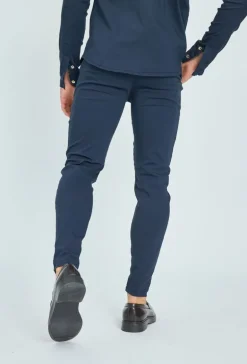 Pantalon chino tendance uni