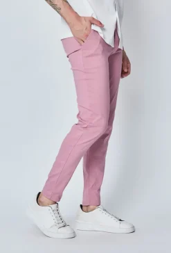 Pantalon chino tendance uni