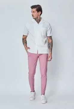 Pantalon chino tendance uni