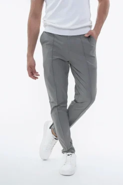 Pantalon chino uni avec glissière