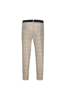 Pantalon classique chino à carreaux