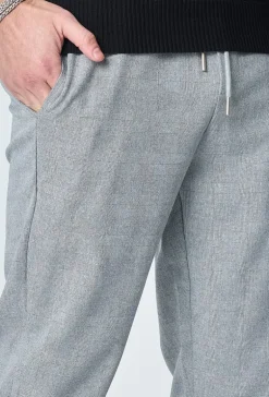 Pantalon classique uni coupe droite