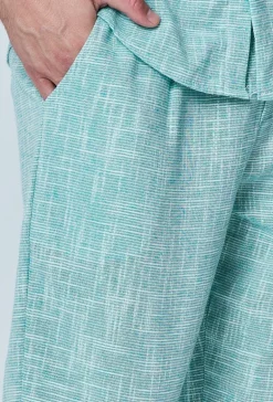 Pantalon décontracté effet lin