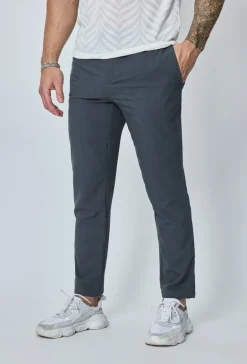 Pantalon décontracté effet lin