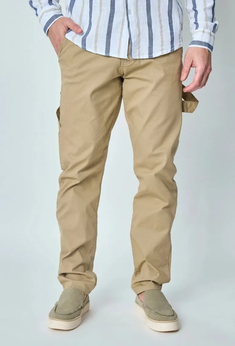 Pantalon droit décontracté