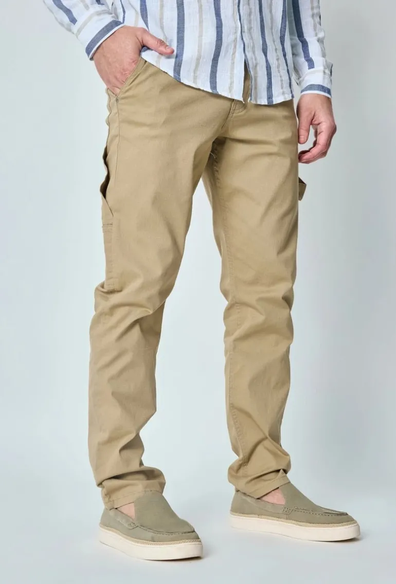 Pantalon droit décontracté
